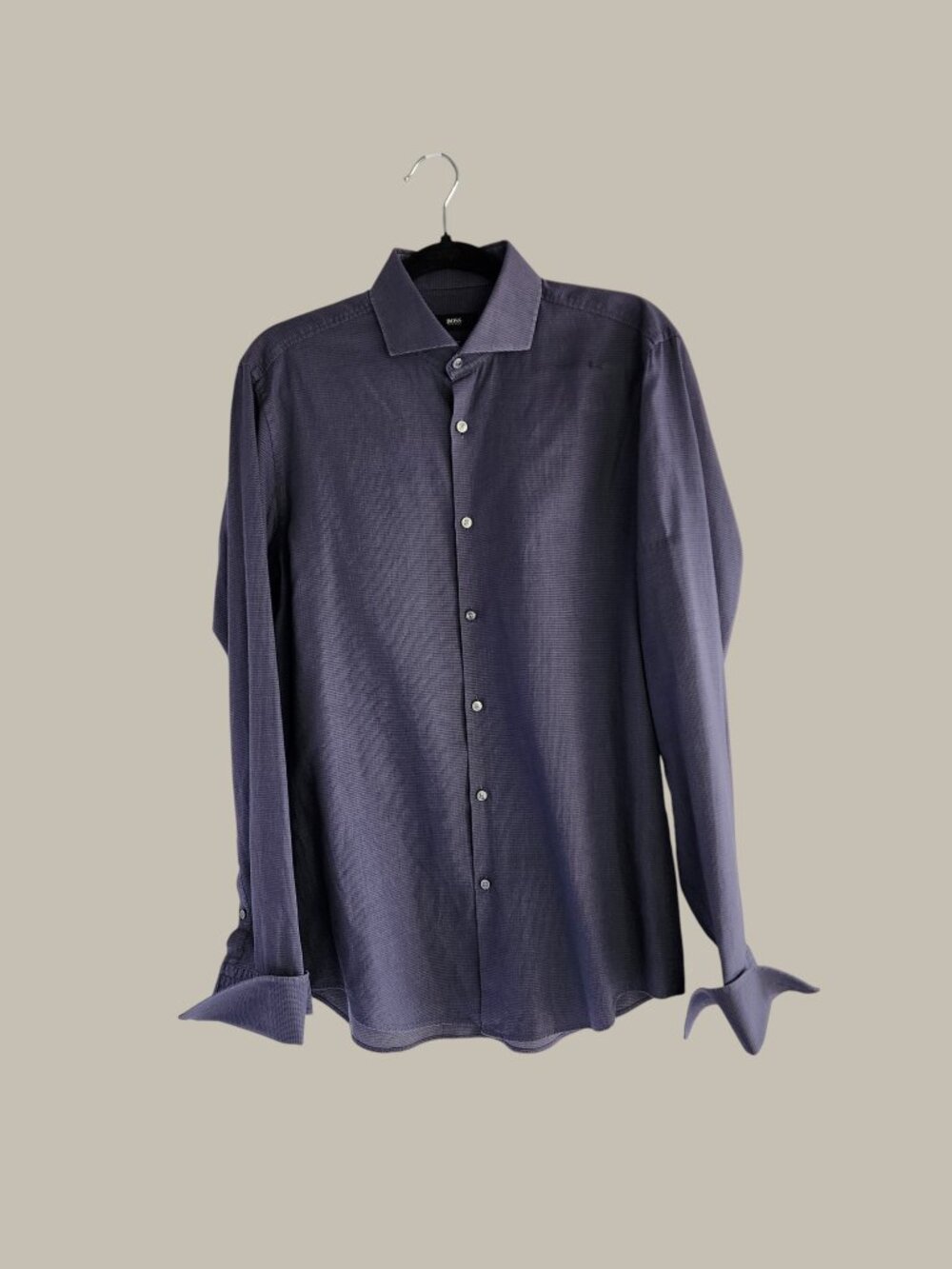 Men’s BOSS Long Sleeve Button-Down Shirt – Size Small